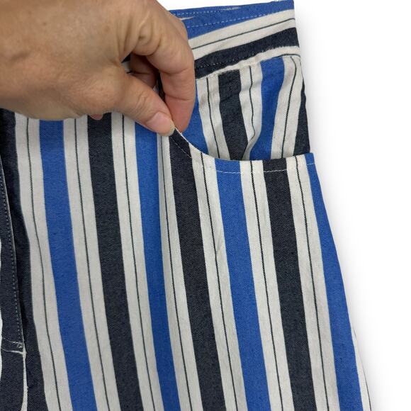 Zara High Waist Striped Pants Wide Leg Lightweight Knit Hippie Boho Size Small - Picture 3 of 10